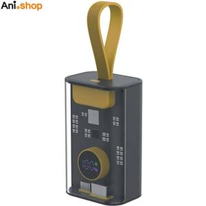 پاور بانک 10000 میلی آمپر ساعت نکسا مدل (QC3.0)P50 مشکی