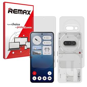 گلس صفحه نمایش و پشت گوشی ناتینگ فون 3a مدل هیدروژلی شفاف برند ریمکس کد SS