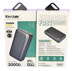 پاوربانک اورجینال KINVALE 20000 مدل M812