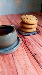 کوکی بادام زمینی و شکلات