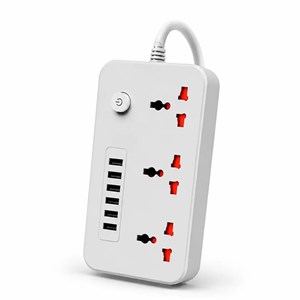 سه راهی برق USB دار Z65