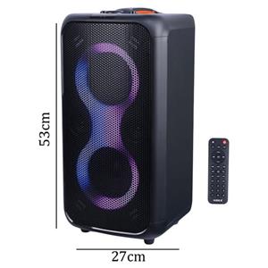 اسپیکر چمدانی بلوتوثی هیسکا مدل Party Box 1020 همراه با ریموت کنترل