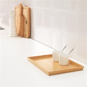 سینی بامبو ایکیا مدل IKEA OSTBIT سایز 20×28 سانتی متر