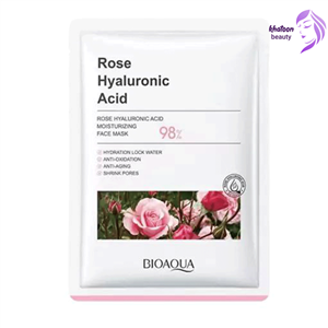 ماسک ورقه ای گل رز و هیالورونیک اسید بیوآکوا