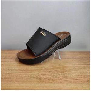 دمپایی مردانه شیما مدل المطراش 1009 رنگ مشکی