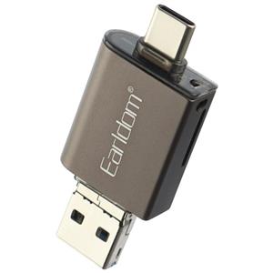 رم ریدر و اوتی‌جی دو سر تایپ سی و لایتنینگ ارلدام ET-OT82