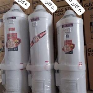 آبگرمکن  دوگانه سوز 40 گالن گازی و برقی جنرال مخزن گالوانیزه (پس کرایه)