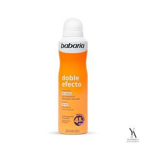 اسپری ضد تعریق (دئودورانت) باباریا Babaria مدل دابل افکت doble efecto حجم 200 میل