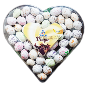 دراژه بلدرچینی قلبی 200 گرمی درنا