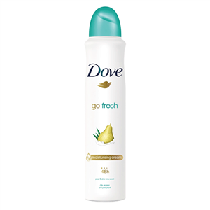 اسپری دئودورانت داو Dove زنانه مدل Go Fresh رایحه گلابی و آلوئه ورا حجم 250 میل