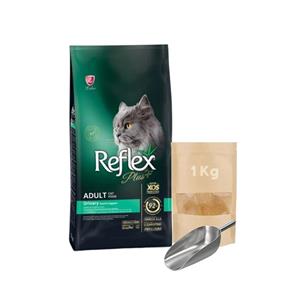 غذای خشک گربه | رفلکس پلاس یورینری |وزن یک کیلوگرم فله در زیپ کیپ
