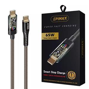 کابل شارژ دو سر تایپ سی EPIMAX EC-133