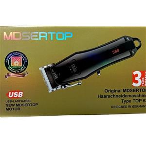 ماشین اصلاح موزر شارژیMOSER TOP63قدرت متور 2800 در ثانیهتیغ فولادی غیر کند شدنشارژی و مستقیم برق