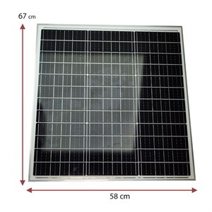 پنل خورشیدی مدل MT-70W ظرفیت 70 وات 18 ولت