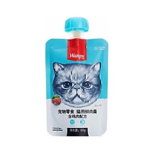 پودینگ گربه ونپی طعم مرغ 90 گرم Wanpy