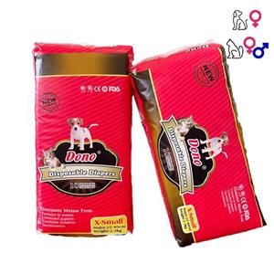 پوشک سگ و گربه دونو سایز XS بسته 18 عددی Dono