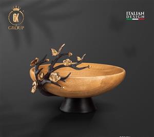 میوه خوری گلدکیش مدل باترفلای سایز 28cm کد GK829815 