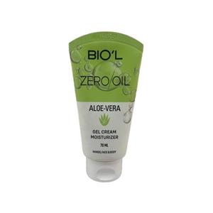 ژل کرم آبرسان دست و صورت تیوپی زیرو اویل حاوی عصاره آلوئه ورا بیول 70 میل
