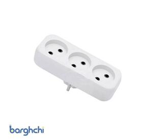 سه شاخه برق پارت الکتریک مدل شهاب کد 2200 سفید گارانتی 24 ماهه پارت الکتریک