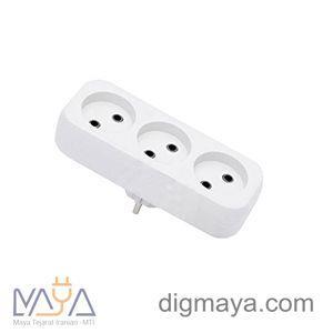 سه شاخه برق پارت الکتریک مدل شهاب کد 2200 سفید گارانتی 24 ماهه پارت الکتریک