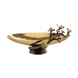 میوه خوری کشکول گلدکیش طرح دلاریس رنگ طلایی سایز بزرگ کد GK834035-1 