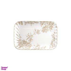 دیس پذیرایی مستطیل گلدکیش طرح سارینا سایز کوچک کد GK701131-6