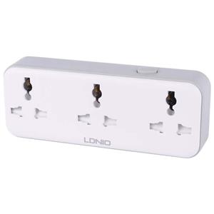 چند راهی 3 خانه برق الدینیو SC3317شارژر USB و Type-C