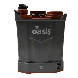 سمپاش شارژی اوسیس 20 لیتری مدل OASIS20L| سه حالت دستی، شارژی و برقی| باتری سال جدید