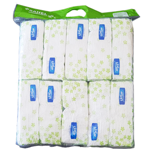 دستمال کاغذی 100 برگ ساحل بسته 10 عددی 