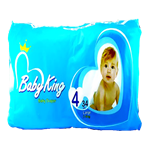 پوشک بی بی کینگ سایز 4 بسته 34 عددی Baby King