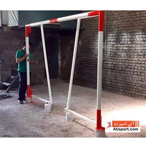 یک جفت دروازه فوتسال چرخدار تاشو NSN
