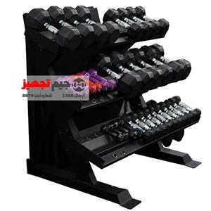 رک دمبل سه طبقه پارامتر فیتنس E1078