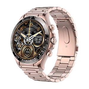 ساعت هوشمند مدل 2025 Fashion Crown دارای قابلیت های صفحه نمایش رنگی، صفحه نمایش لمسی، کنترل سطح اکسیژن خون، قابلیت مکالمه از طریق بلوتوث بند استیل