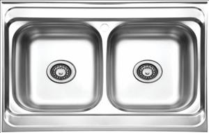 سینک نیمه فانتزی روکار کد SA20 سایز 60×80 عمق 15