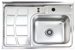 سینک نیمه فانتزی روکار SA43 سایز 60×80 عمق 17
