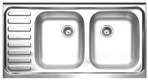 سینک معمولی روکار کد SA28 سایز 50×100 عمق 13/5