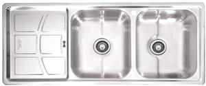 سینک نیمه فانتزی توکار SA38 سایز 50×122 عمق 17