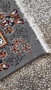 فرش ماشینی 9 متری طوسی طرح جانان فیلی فرش9 متریBCF طرح افشان فیلی کاشان فرش 400شانه BCFکاشان فرش جهزیه 
