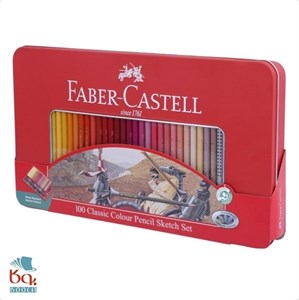 مدادرنگی 100 رنگ فابرکاستل مدل CLASSIC
