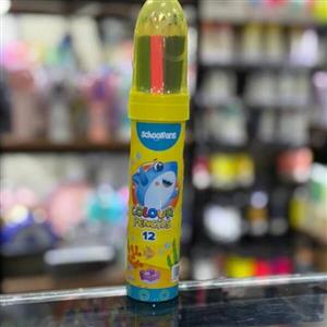 مداد رنگی ۱۲ رنگ موشکی اسکول فنس