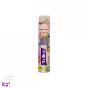 مداد رنگی آرت لاین (Artline) مدل 12 رنگ استوانه ای