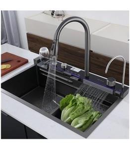 سینک ظرفشویی آبشاری پیانویی 5 کلید سیتی مارکت (City market)