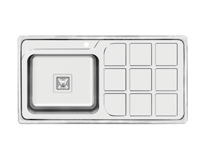 سینک توکار تک لگن میکس پلاس کد7032S45
