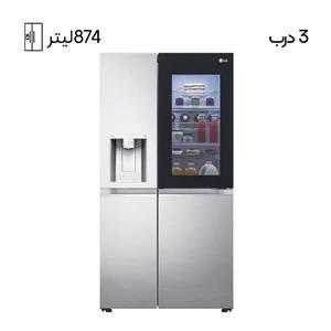 یخچال ساید  مدل X348 نقره