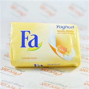 صابون فا حاوی عصاره وانیل و عسل 175 گرمی fa body cream soap yoghurt vanilla honey with yoghurt-protein 175 gr