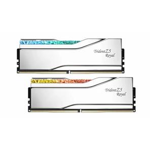 رم جی اسکیل مدل Trident Z5 Royal RGB Intel XMP 64GB (2x32GB) DDR5 6400MT/s CL32 Silver