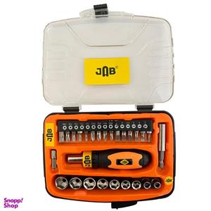 سری بکس و پیچ گوشتی جاب مدل JB-2727  مجموعه 27 عددی