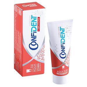 خمیر دندان ژله ای کانفیدنت مدل Aqua Pure حجم 100 گرم