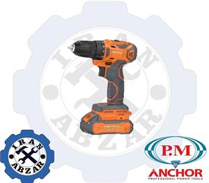 دریل شارژی چکشی تک باتری براشلس 20 ولت 2سرعته آنکور مدل DCE15 گارانتی 12 ماهه