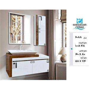 فول ست کابینت و روشویی به همراه آینه و باکس ماندگار سرام مدل 2088